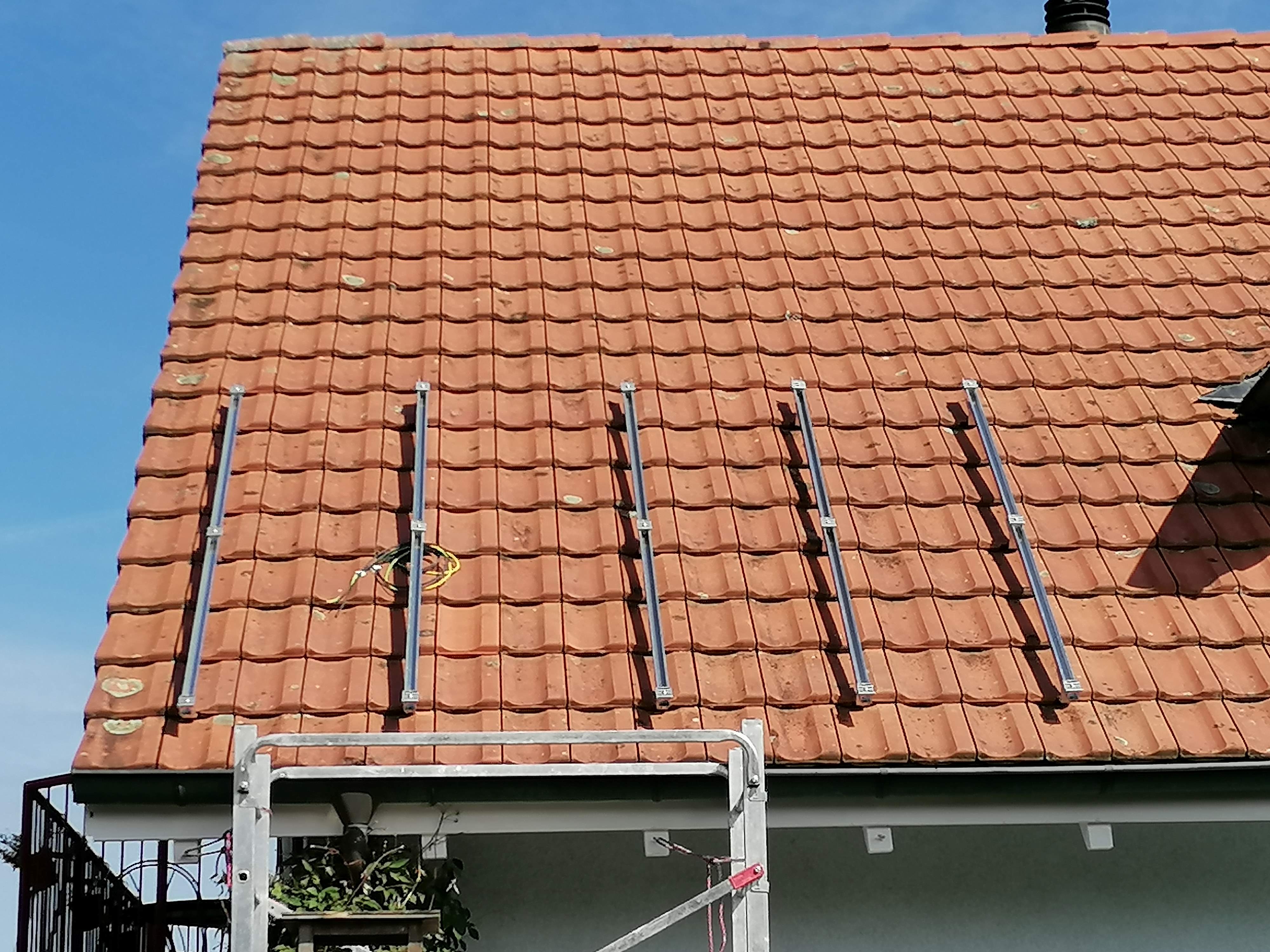 Universalschienen montiert